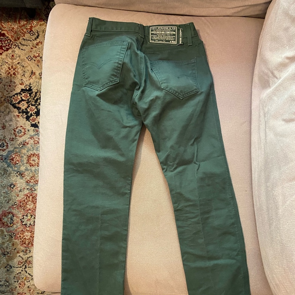 Levi’s x RCI (Reese Cooper) Straight Fit Duck Canvas Pant in Forest Green